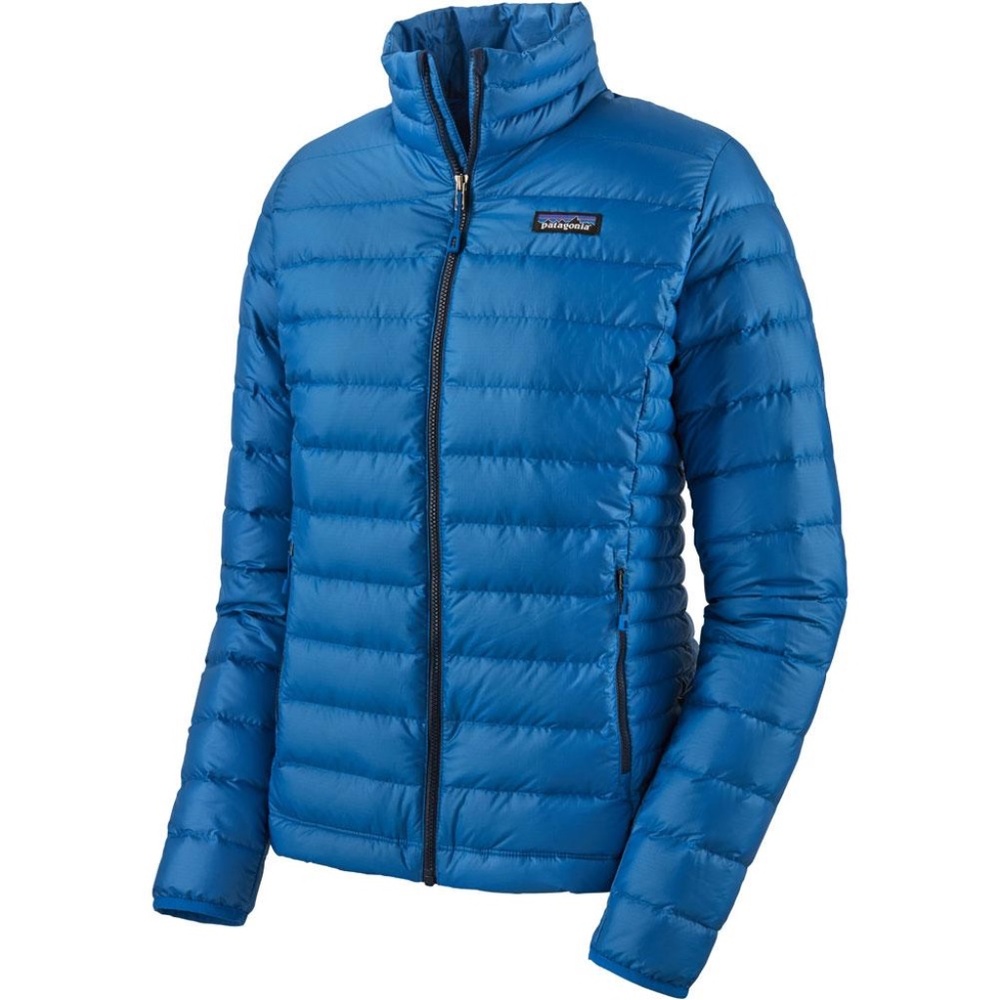 Patagonia Women's Down Sweater Jacket Coat -- Size Medium -- Alpine Blue